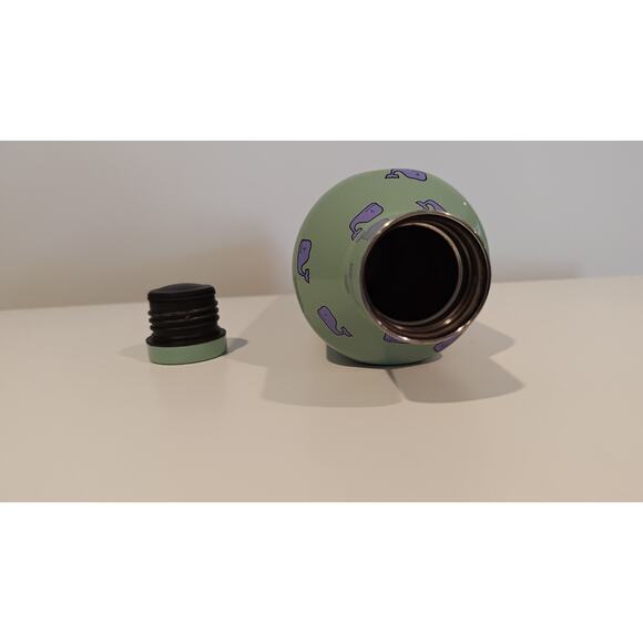 Vineyard Vines x Corkcicle 24oz Canteen Bottle Mint Green Purple Whale Stainless - Picture 2 of 5